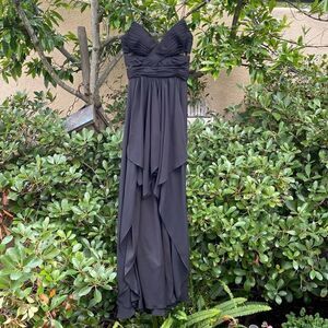 Arden B Black High Low Chiffon Dress. Size XS. EUC!